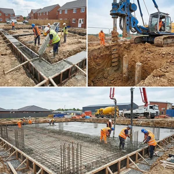 Fondations, semelles et longrines