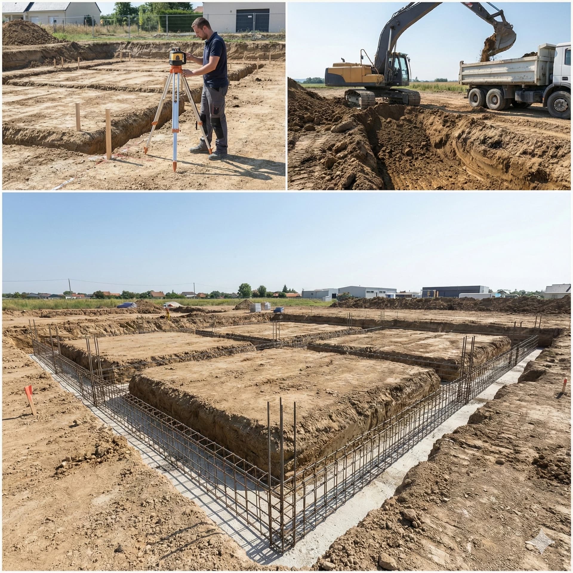 Fouilles et tranchées